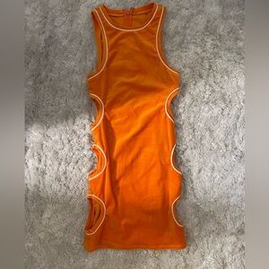 Orange dress